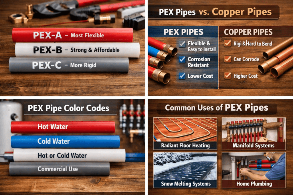 Pex Color Cover What Are PEX Pipes? A Complete Guide to PEX Plumbing and Color Codes ...