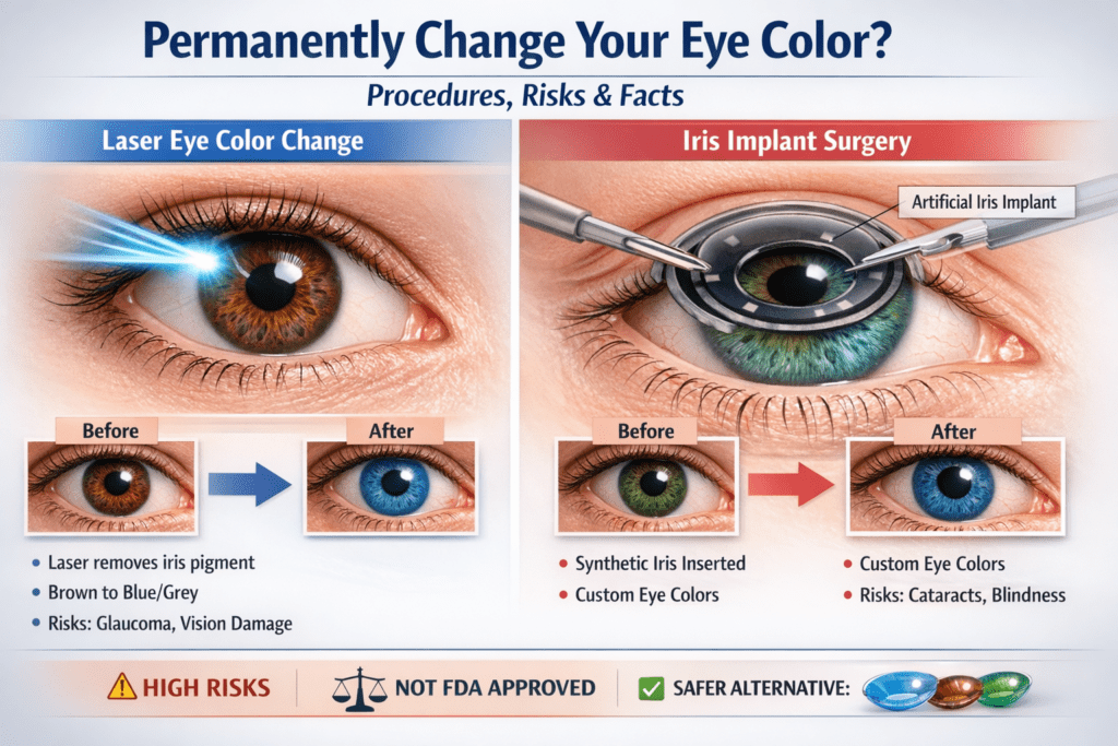Did You Know You Can Permanently Change the Color of Your Eyes? Science ...