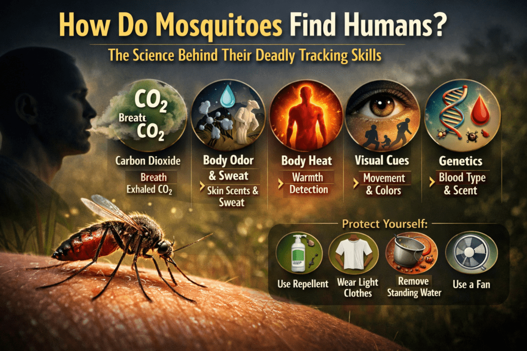 How Do Mosquitoes Find Humans? The Science Behind Their Deadly Tracking ...