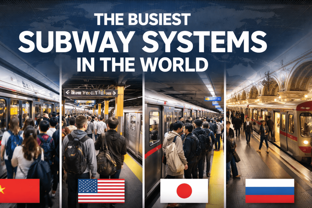 The Busiest Subway Systems in the World: Top Metro Networks by ...