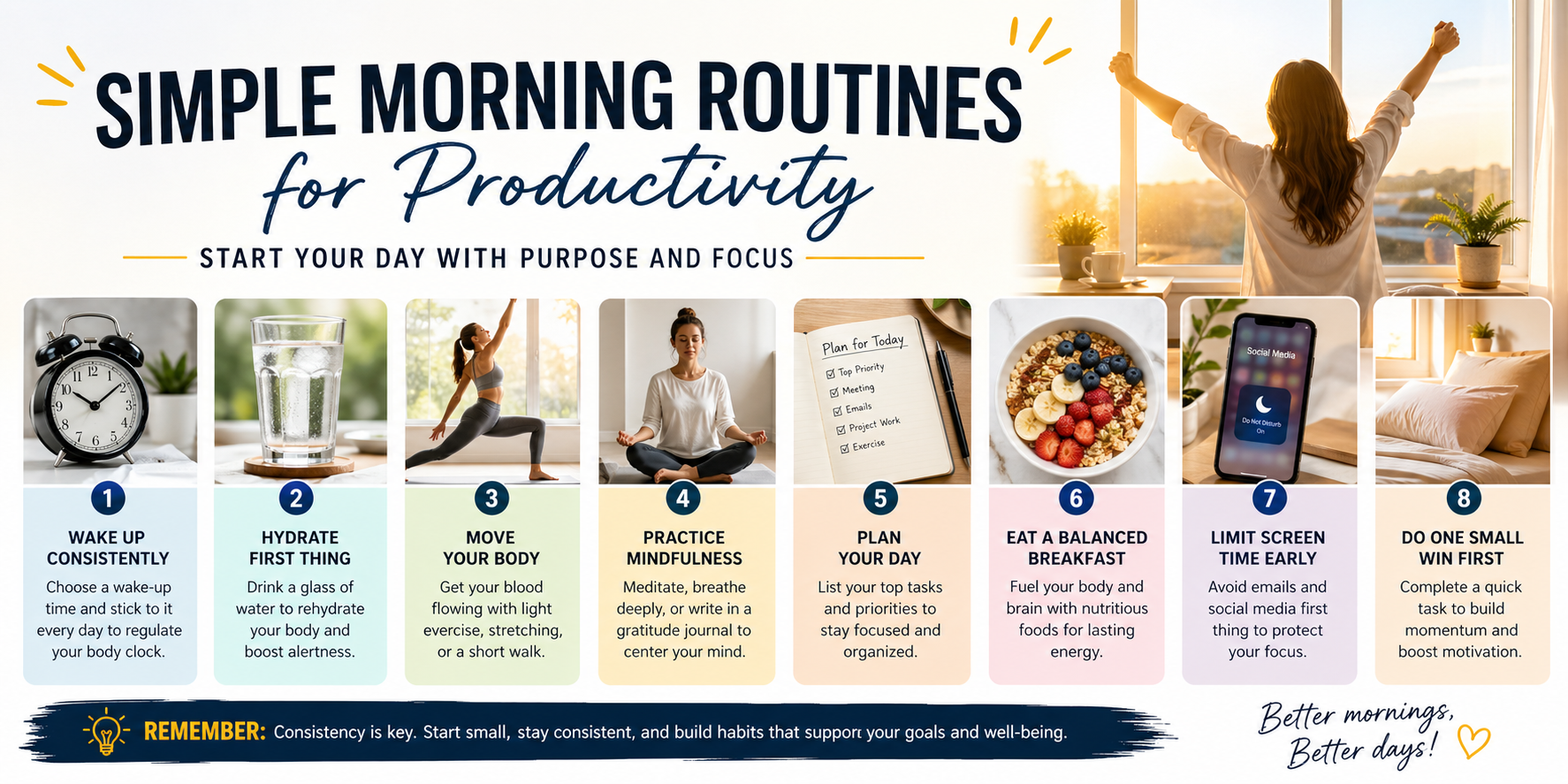 Simple Morning Routines for Productivity: Start Your Day with Purpose ...