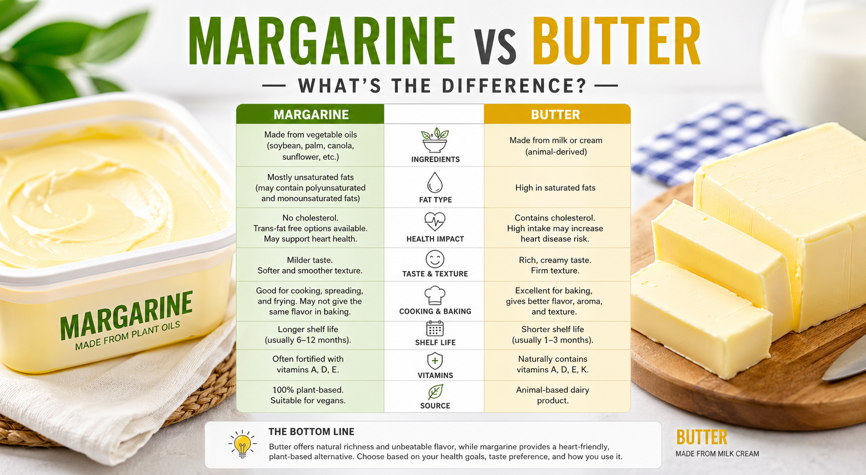 Shelf Life Of Margarine Vs Butter